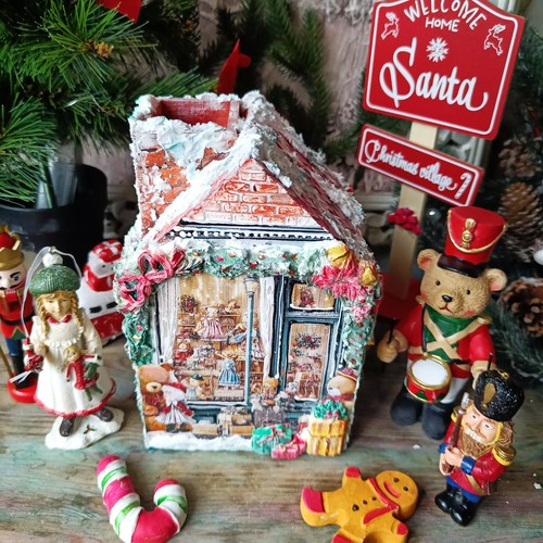 Christmas wooden piggy - christmas, bank