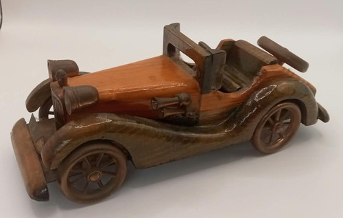 Hand carved model - , car