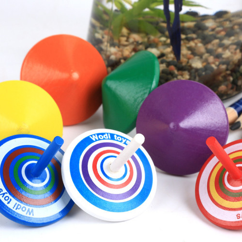 Wooden small gyroscope 5 - gyroscope,,