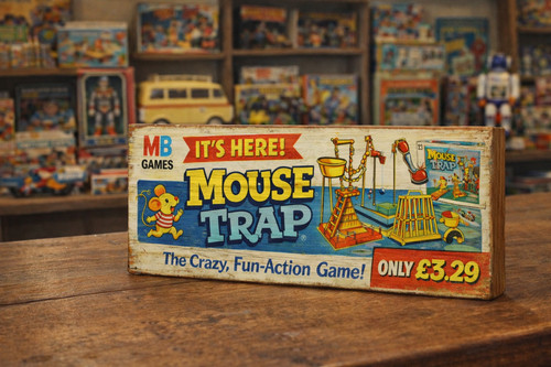 Mouse trap sign - sign, vintage