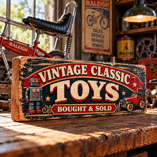 Vintage toys bought - bought, &