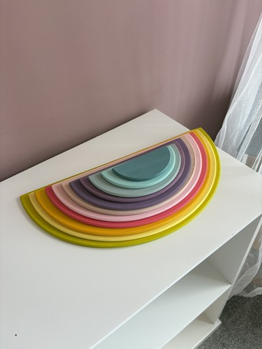 Set wooden semi - of, 11