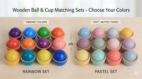Ball cup natural varnished - natural,