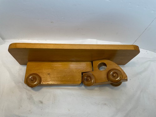 Vintage wood wall shelf - wood,